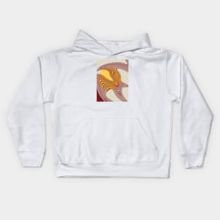 Sun Waves | Artwork by Julia Healy Kids Hoodie